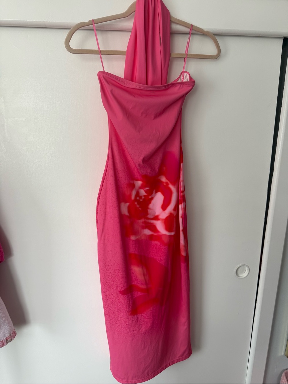 Khy x Ioannes Pink Floral Bodycon Dress - Picture 1 of 4